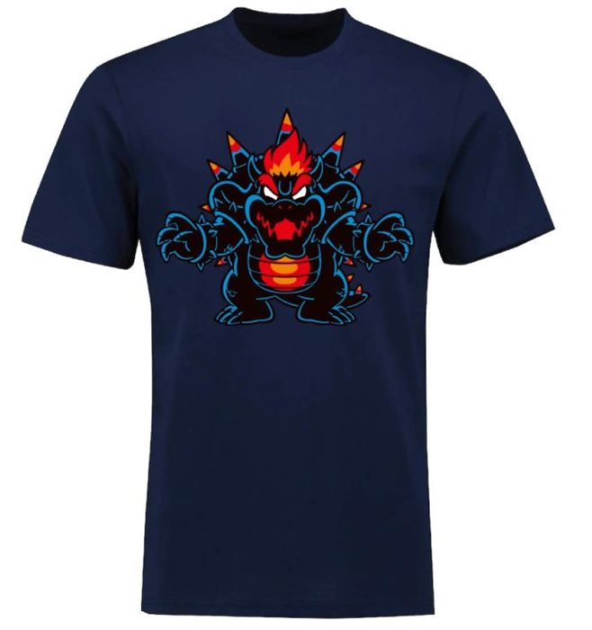 MARIO 3D BOWSER FURY T- SHIRT XL SIZE