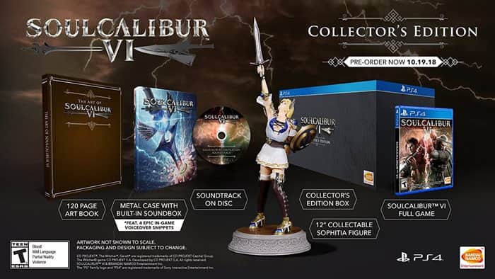 SOULCALIBUR VI COLLECTORS PS4 USA IMPORT