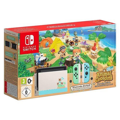 NINTENDO SWITCH ANIMAL CROSSING LIMITED EDITION V2 יבואן רשמי תור גיימינג