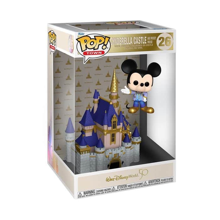 POP SUPERSIZE MICKEY MOUSE 50TH CINDERELLA CASTLE