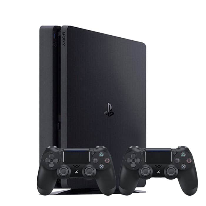 PS4 SLIM 500G CONSOLE CUH7162B 2 CONTROLLER ישפאר