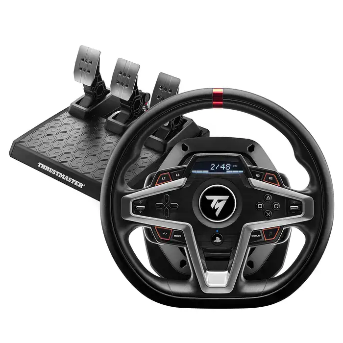 Thrustmaster T248 PLAYSTATION הגה עם צג מהיר יבואן רשמי שנה אחריות בנדא