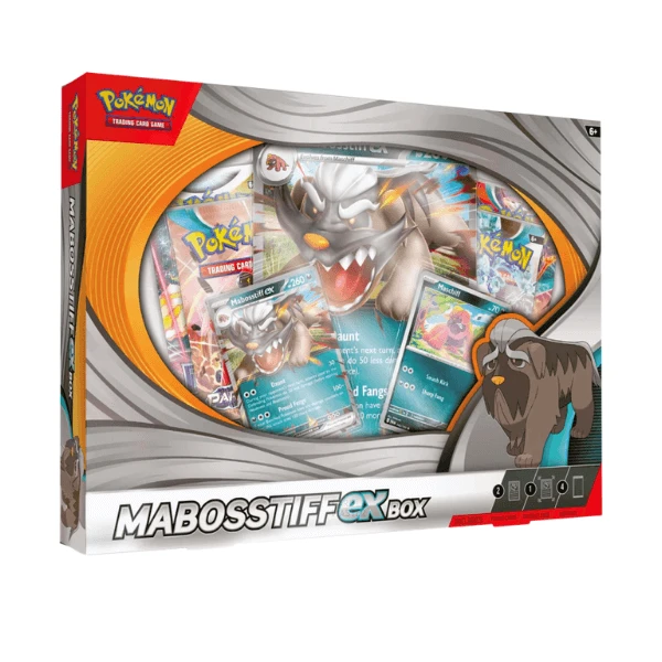Pokemon TCG: Mabosstiff ex Box Set קלפי פוקימון מארז