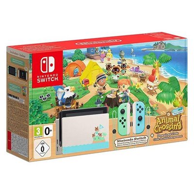 NINTENDO SWITCH ANIMAL CROSSING LIMITED EDITION V2 יבואן רשמי תור גיימינג