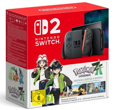 Nintendo Switch 2 Pokemon Legends Z Bundle יבואן רשמי שנתיים אחריות