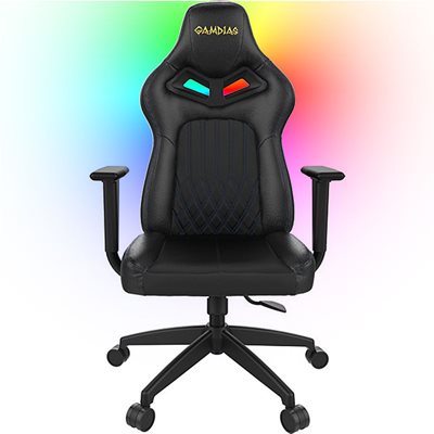 GAMDIAS ACHILLES E3 כסא גיימינג תפרים כחולים יבוא רשמי גטר גרופ