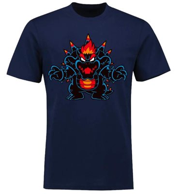 MARIO 3D BOWSER FURY T- SHIRT XL SIZE
