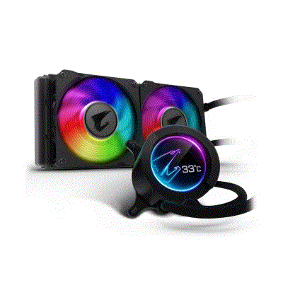 ‏מערכת קירור מים Gigabyte Aorus Liquid Cooler 24 אחריות היבואן הרשמי סידילוג למשך 36 חודשים