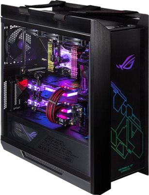 Asus GX601 ROG Strix Helios Mid Tower מארז ללא ספק כוח יבואן רשמי