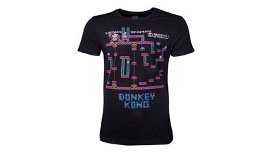 חולצה – דונקי קונג רטרו – שחור