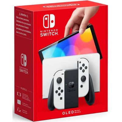 SWITCH OLED שחור לבן אחריות מורחבת יבואן רשמי לשנתיים+מגן מסך זכוכית פרימיום מתנה