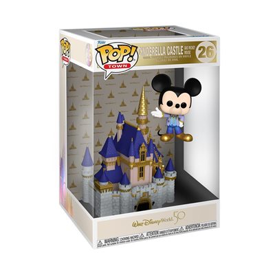 POP SUPERSIZE MICKEY MOUSE 50TH CINDERELLA CASTLE