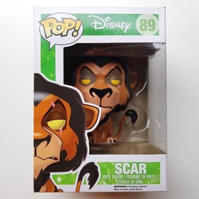 -POP SCAR 89 LION KING יחידה אחרונה במלאי עם אריזת פרוטקטור