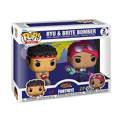 POP 2PACK FORTNITE STREET FIGHTER RYU AND BRITE
