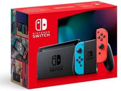 Nintendo Switch V2 Red and Blue+ מגן זכוכית פרימיום למסך מתנה!אחריות היבואן הרשמי תור גיימינג למשך 24 חודשים