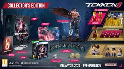 מהדורת אספנים TEKKEN 8 PS5 COLLECTORS EDITION