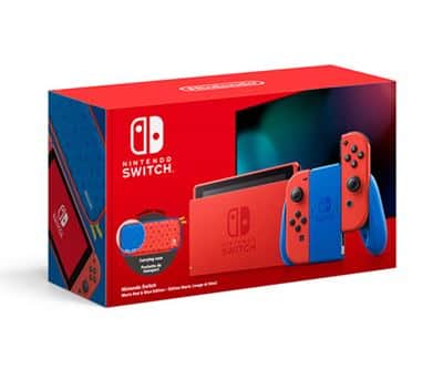 NINTENDO SWITCH 1.1 MARIO RED&BLUE יבואן רשמי תור גיימינג אחריות מורחבת למשך 24 חודשים