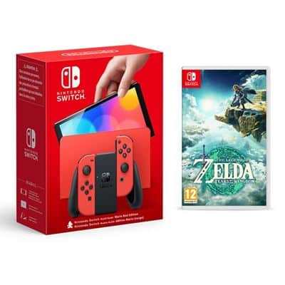NINTENDO SWITCH OLED MODEL MARIO נינטנדו אולד מריו מהדורה מיוחדת יבואן רשמי + משחק זלדה