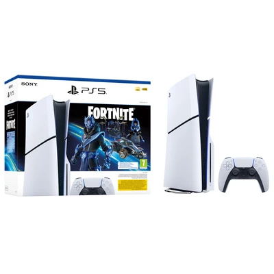 Sony PS5 Slim Console Blu Ray – Fortnite Cobalt Star Bundle אחריות היבואן הרשמי ישפאר סוני