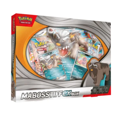 Pokemon TCG: Mabosstiff ex Box Set קלפי פוקימון מארז